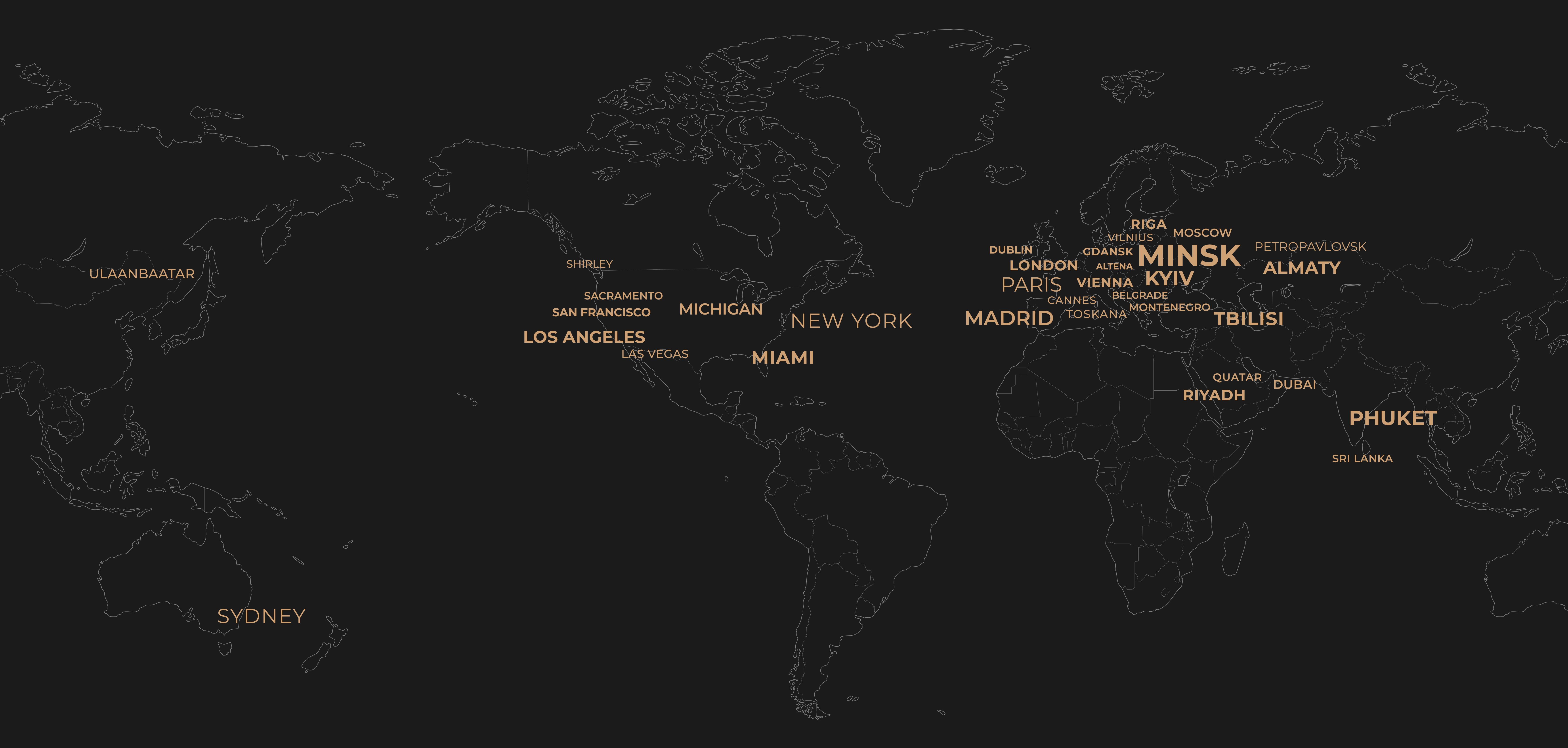 Our representatives in other cities:
